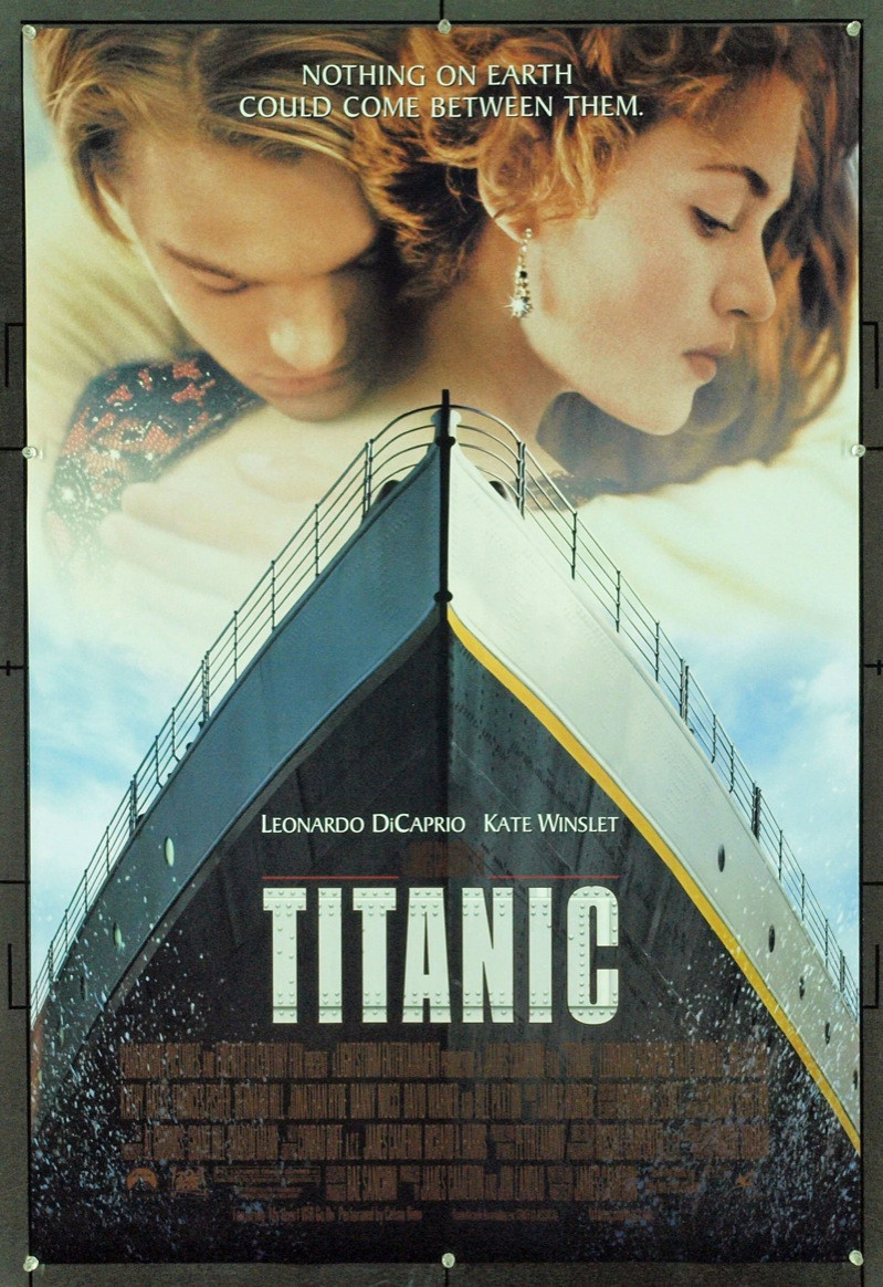 Original Titanic (1997) movie poster in VF condition for $125.00