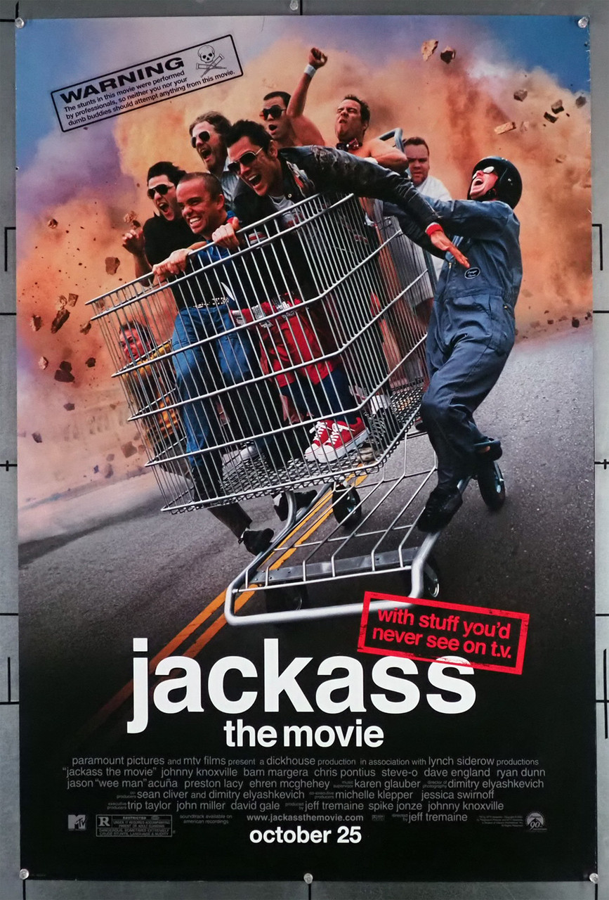 Original Jackass: The Movie (2002) movie poster in C7 condition