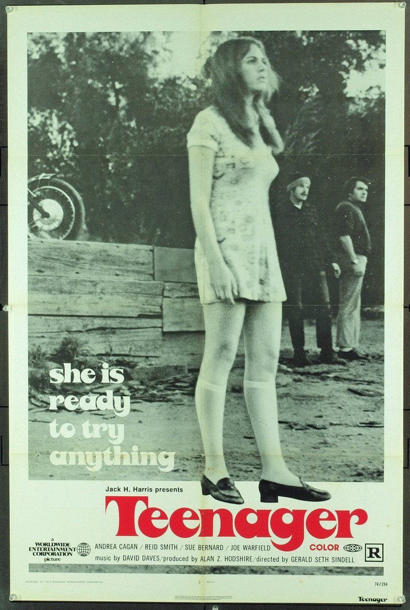 Original Teenager (1974) movie poster in VG condition for $55