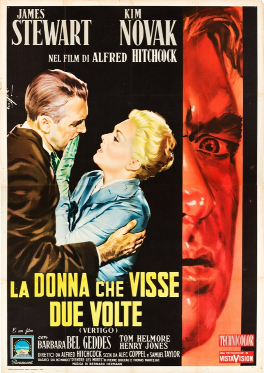 Original Vertigo (1958) movie poster in VF condition for $4500.00