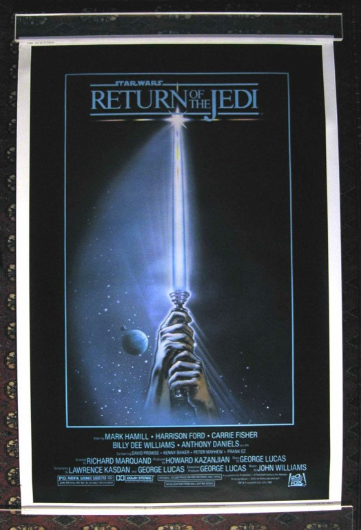 thumbnail image 2 of Star Wars Return Of The Jedi Movie Poster Print – 8.5x11, Vader & Luke – 1983 Original Style 2 of 6