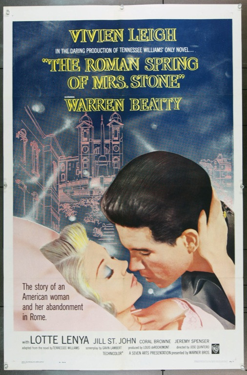 Original Roman Spring Of Mrs. Stone, The (1961) movie poster in