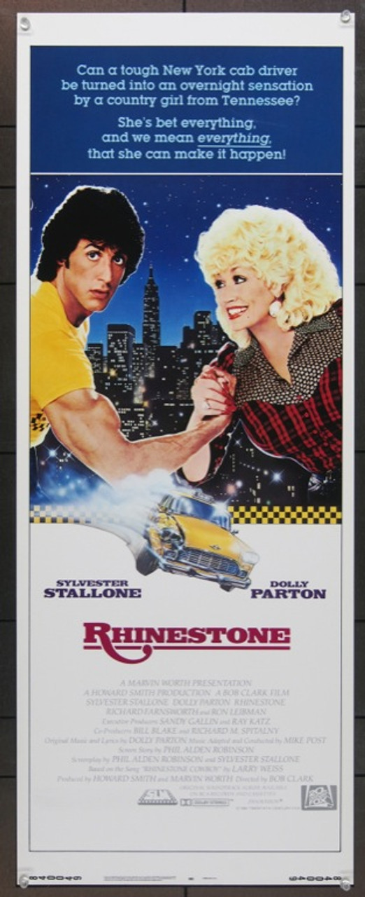 Bordenden eftertiden Scully Original Rhinestone (1984) movie poster in NM condition for $$65.