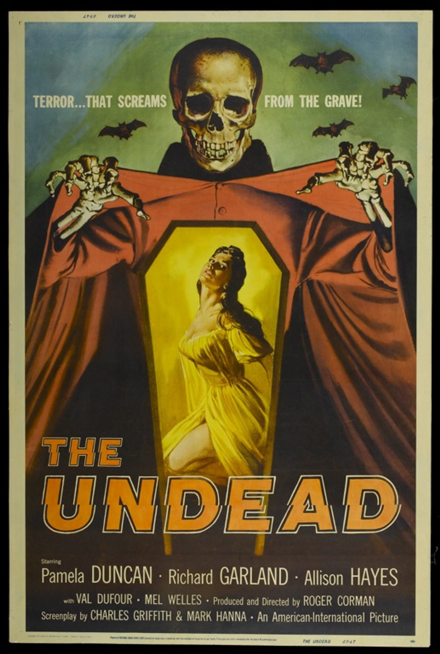 Achtervoegsel Ophef Onrecht Original Undead, The (1957) movie poster in C8 condition for $960.00