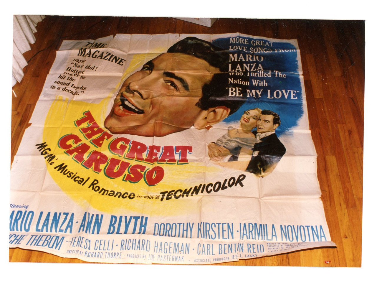 Original Great Caruso The 1951 movie poster in F condition for