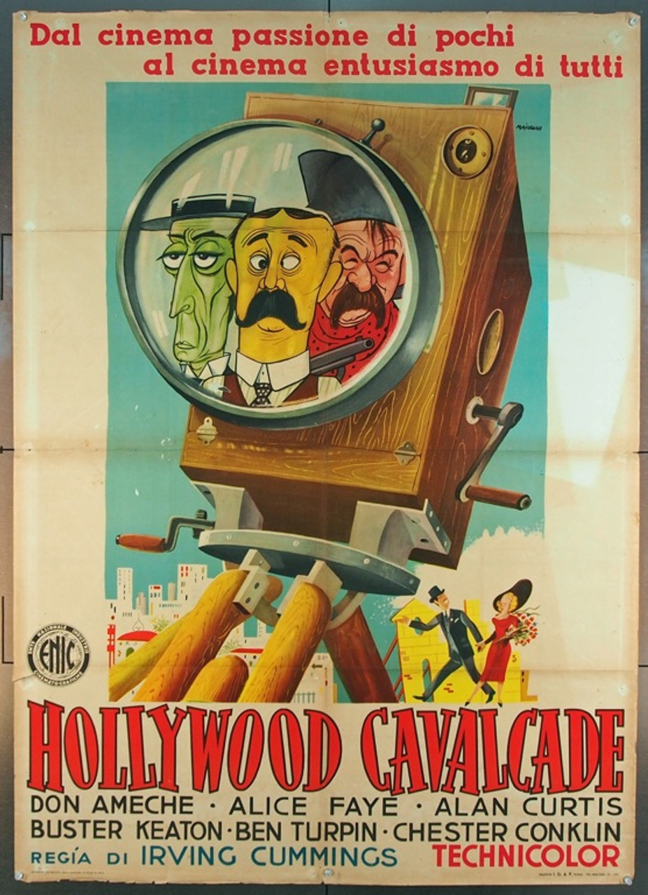Original Hollywood Cavalcade (1939) movie poster in C8