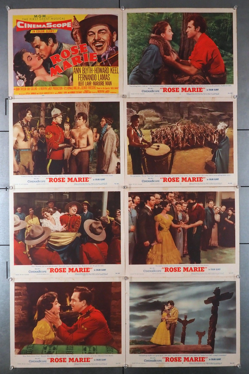 Original Rose Marie (1954) movie poster in VF condition for $60.00
