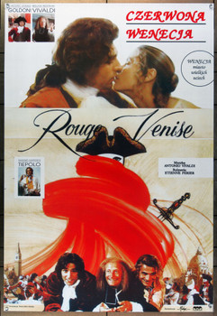 ROUGE VENISE (1989) 22391 Original Polish Poster (27x39).  Unfolded.  Very fine.