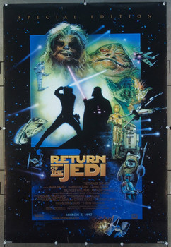 STAR WARS: EPISODE VI - RETURN OF THE JEDI         (1983) 26542 20th Century Fox Original One-Sheet Poster  (27x41)  Rolled  SPECIAL EDITION OF 1997  Fine Plus to Very Fine