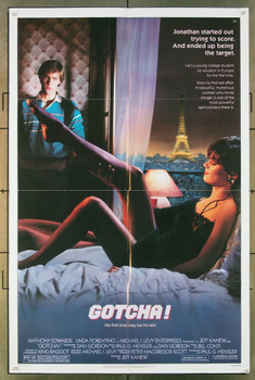 GOTCHA! (1985) 529 Universal Pictures Original One Sheet Poster (27x41) Folded  Very Good Condition