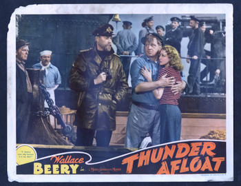 THUNDER AFLOAT (1939) 15326 MGM Original Scene Lobby Card (11x14) Good Condition Only  Theater Used  Slight Damage