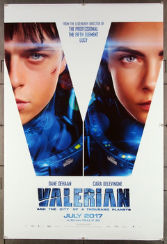 VALERIAN AND THE CITY OF A THOUSAND PLANETS (2017) 26959 STX Entertainment Original One-Sheet Poster (27x40) Rolled  Very Fine Condition