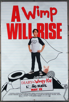DIARY OF A WIMPY KID: THE LONG HAUL (2017) 26938 One Sheet Poster (27x40) Directed by David Bowers and featuring Jason Drucker, Alicia Silverstone and Tom Everett Scott Original Fox 2000 Pictures 2017 One Sheet Poster (27x40) Directed by David Bowers and featuring Jason Drucker, Alicia Silverstone and Tom Everett Scott