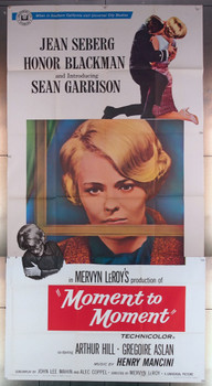 MOMENT TO MOMENT (1965) 10776 Universal Pictures Original Three Sheet Poster (41x81) Folded  Good Condition