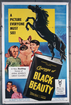 COURAGE OF BLACK BEAUTY (1957) 11322 Original U.S. One-Sheet Movie Poster (27x41)  Folded  Fine Condition