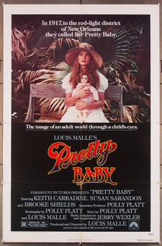 PRETTY BABY (1978) 27303 Paramount Pictures Original U.S. One-Sheet Poster (27x41) Folded  Very Fine Condition