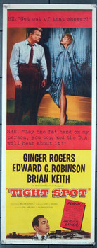 TIGHT SPOT (1955) 27781 Columbia Pictures Original U.S. Insert Poster (14x36) Rolled  Fine Plus Condition