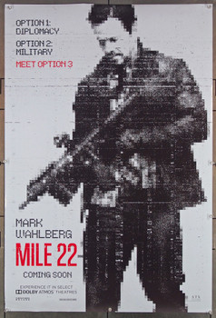 MILE 22 (2018) 27832 Film and TV House Original U.S. One-Sheet Poster (27x40) Rolled  Very Fine