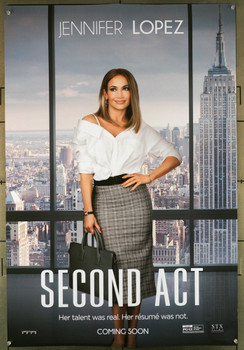 SECOND ACT (2018) 27913 Original STX Entertainment Original Advance One Sheet Poster (27x40). Double-Sided. Rolled. Very Fine. SECOND ACT (2018) 27913 Original STX Entertainment Original Advance One Sheet Poster (27x40). Double-Sided. Rolled. Very Fine.