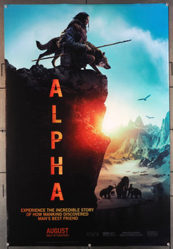 ALPHA (2018) 27893 Original Columbia Pictures Advance Style B One Sheet Poster (27x40).  Double-Sided.  Rolled.  Fine to Very Fine Condition.