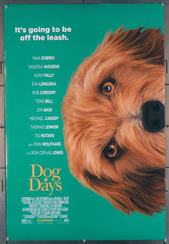Original Dog Days (2018) movie poster in c8 condition for $32.00