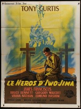 OUTSIDER, THE (1961) 27885 Universal International French Grande Poster (47x63) Folded  Very Fine