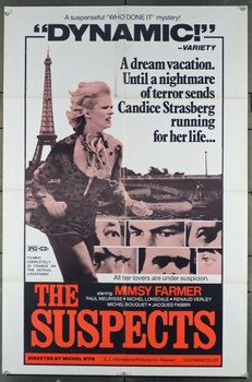 SUSPECTS, LES (1974) 11565 CITE Films Original U.S. One-Sheet (27x41) Folded  Very Fine Condition