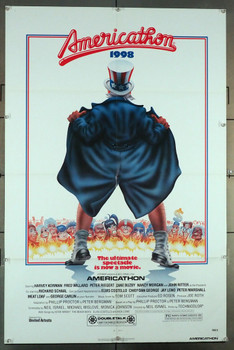 AMERICATHON (1979 ) 27112 Original United Artists One Sheet Poster (27x41). Folded. Very Fine. AMERICATHON (1979 ) 27112 Original United Artists One Sheet Poster (27x41). Folded. Very Fine.