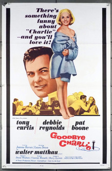 GOODBYE CHARLIE (1964) 11495 20th Century Fox Original U.S. One-Sheet Poster (27x41) Folded  Very Good Plus Condition