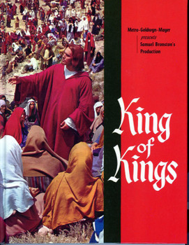KING OF KINGS (1961) 22569 MGM Original Program Booklet (8x10) Hardback Cover Plus Four Color Photographs