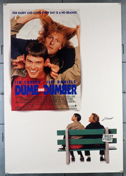 DUMB AND DUMBER (1994) 22255 New Line Cinema Original U.S. One-Sheet Poster (27x41)  Double-Sided  Very Fine Condition