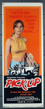 PICK-UP (1975) 28274   EXPLOITATION Crown International Pictures Original U.S. Insert Poster (14x36)  Very Fine Condition