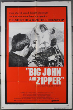 BIG JOHN AND ZIPPER (1974) 3045 (ELECTRA GLIDE IN BLUE) Re-release Movie Poster United Artists Original One-Sheet Poster  (27x41) Folded  Very Good to Fine Condition