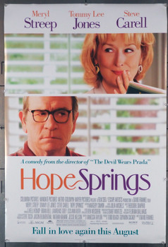 HOPE SPRINGS (2012) 28964  Tommy Lee Jones  Meryl Streep Movie Poster Lionsgate Original U.S. One-Sheet Poster (27x40) Rolled  Fine Plus Condition