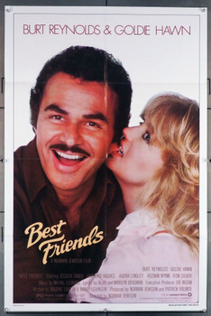 BEST FRIENDS (1982) 1175   Burt Reynolds   Goldie Hawn  Movie Poster Warner Brothers Original U.S. One-Sheet Poster (27x41) Folded  Fine Plus Condition