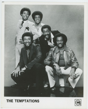 TEMPTATIONS, THE (70'S) 28943  Publicity Photograph circa 1970s	 Gelatin Silver Print (8x10) THE TEMPTATIONS Soul Group  Condition fine