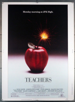 TEACHERS (1984) 3988 Movie Poster  Rolled  Very Fine  Nick Nolte  Jo Beth Williams  Arthur Hiller MGM/ Original 30x40 Poster  Rolled  Very Fine Plus  Never Folded