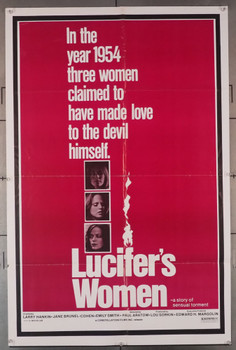 LUCIFER'S WOMEN (1974) 3745 Movie Poster  Paul Aratow  Larry Hankin aka DOCTOR DRACULA (1984) Original U.S. One-Sheet Poster (27x41) Folded  Very Good Condition