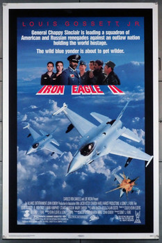 IRON EAGLE II (1988) 611 Original U.S. One-Sheet Poster (27x41)  Rolled  Fine Plus Condition  Theater-Used