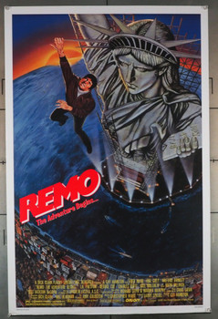 REMO WILLIAMS:  THE ADVENTURE BEGINS (1985) 541 Original U.S. One-Sheet Poster (27x41) Rolled  Very Fine Condition