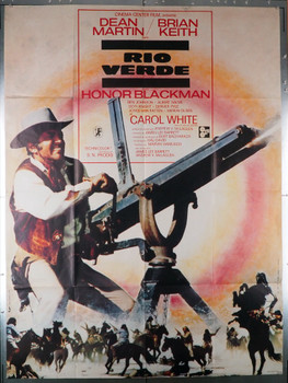 SOMETHING BIG (1971) 23854  Movie Poster  French 47x63  Dean Martin  Brian Keith  Honor Blackman  Andrew McLaglen Original French Grande Poster (47x63)  Folded  Fine Plus Condition