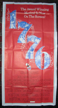 1776 (1972) 5640   Movie Poster Columbia Pictures Original Three Sheet  Poster  41x81  Folded  Very Fine