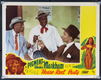 HOUSE-RENT PARTY (1946) 2651 Movie Poster Lobby Card  Dewey Pigmeat Markham  Sam Newfield Original U.S. Lobby Card (11x14)  Fine Condition
