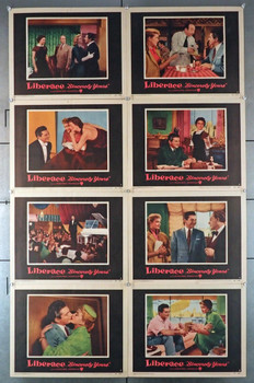 SINCERELY YOURS (1955) 4429   Liberace Original Movie Poster  Lobby Card Set Original Set of 11x14 Warner Bros Lobby Cards  Very Fine Condition