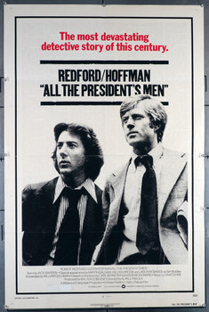 ALL THE PRESIDENT'S MEN (1976) 29107  Movie Poster (27x41)   Dustin Hoffman   Robert Redford  Original U.S. One-Sheet Poster (27x41)  Folded   Very Good Condition