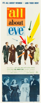 ALL ABOUT EVE (1950) 24017   Bette Davis as Margot Channing Film Poster Original Insert Poster (14x36)  Fine Plus Condition