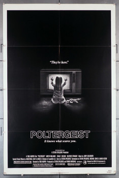 POLTERGEIST (1982) 29278  Movie Poster (27x41)  Folded  Very Fine  Jo Beth Williams  Craig T. Nelson  Tobe Hooper Original U.S. One-Sheet Poster   Folded  27x41  Very Fine Condition