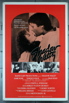 REBEL LOVE (1985) 458  a.k.a. "SHADOW WALTZ"  Jamie Rose   Terence Knox  Movie Poster Original U.S. One-Sheet Poster (27x41)  Rolled Never Folded  Fine Plus Condition