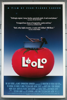 LEOLO (1992) 21999  Jean-Claude Lauzon Movie Poster Original U.S. One-Sheet Poster (27x41)  Rolled, never folded  Fine Plus Condition