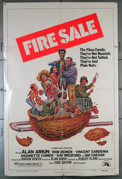 FIRE SALE (1977) 2358  Rob Reiner  Sid Caesar  Alan Arkin  Bill Henderson   Movie Poster Original U.S. One-Sheet Poster (27x41) Folded  Fine Plus Condition